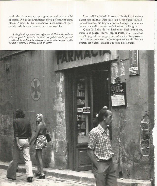 LAMINA 22035: Barcelona. Farmacia en el Barrio Gotico