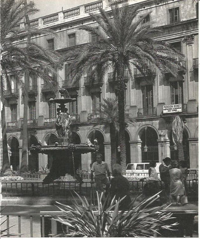 LAMINA 22034: Barcelona. Fuente de Plaza Real