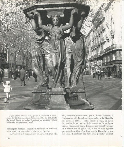 LAMINA 22057: Barcelona. Escultura en las Ramblas