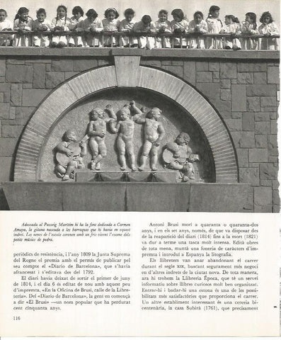 LAMINA 22050: Barcelona. Fuente de Carmen Amaya