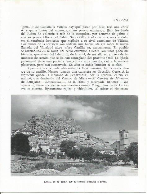 LAMINA 21974: Castalla, Alicante