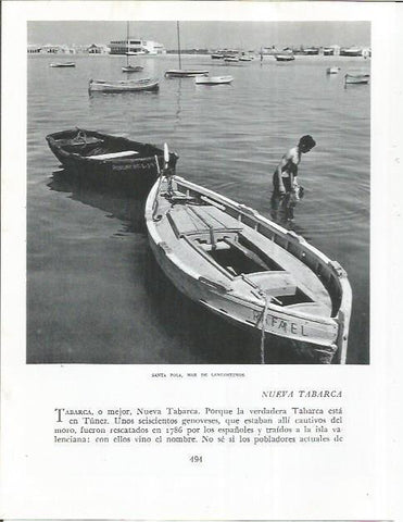 LAMINA 21993: Barcas en Santa Pola