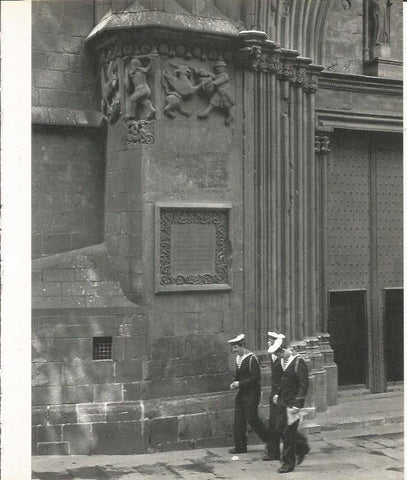 LAMINA 22017: Barcelona. Puerta lateral de la Catedral