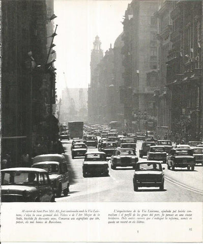 LAMINA 22014: Barcelona. Calle de Sant Pere mes Alt
