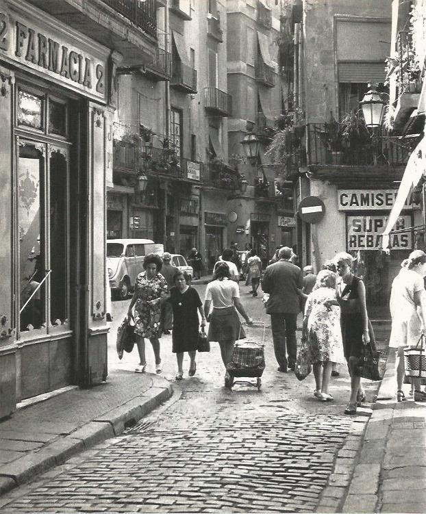 LAMINA 22007: Barcelona. Calle en el Born
