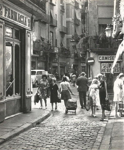 LAMINA 22007: Barcelona. Calle en el Born