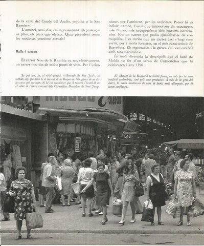 LAMINA 22068: Barcelona. Entrada de la Boqueria