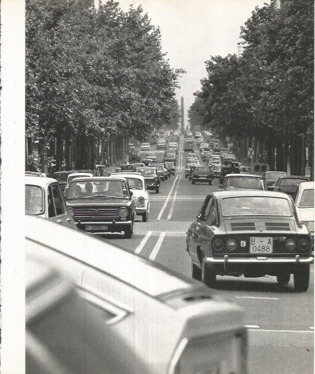 LAMINA 22136: Barcelona. Circulacion en la Diagonal