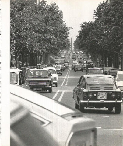 LAMINA 22136: Barcelona. Circulacion en la Diagonal