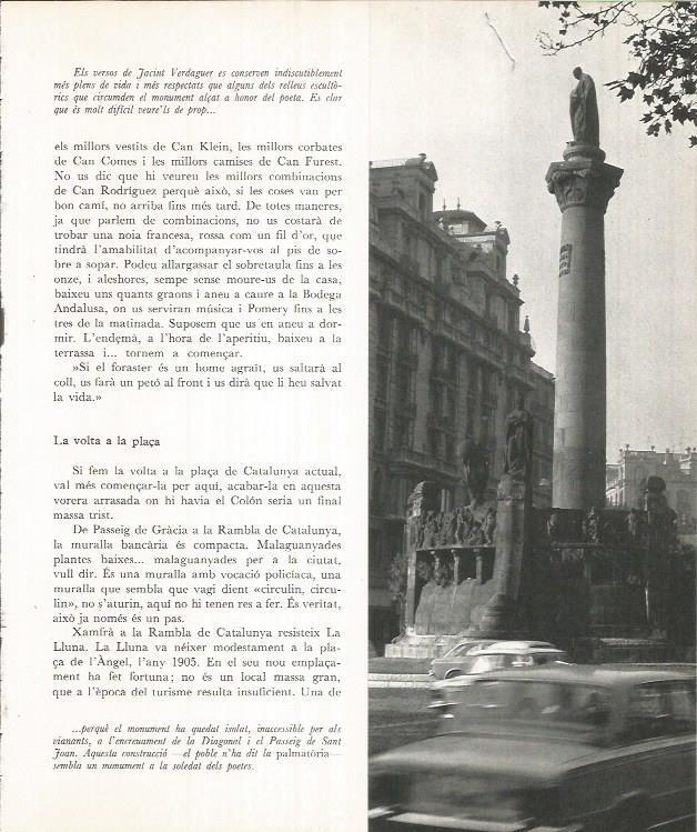 LAMINA 22129: Barcelona. Monumento a Verdaguer
