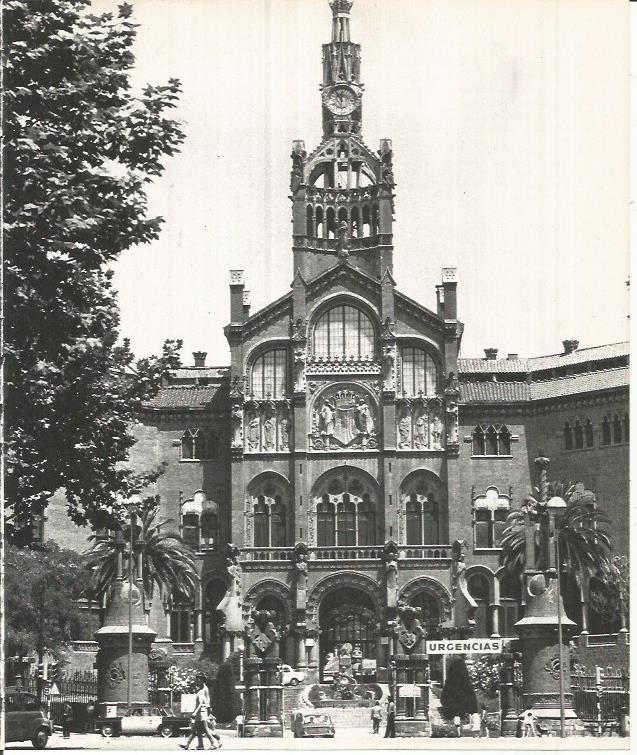 LAMINA 22125: Barcelona. Fachada del Hospital de Sant Pau