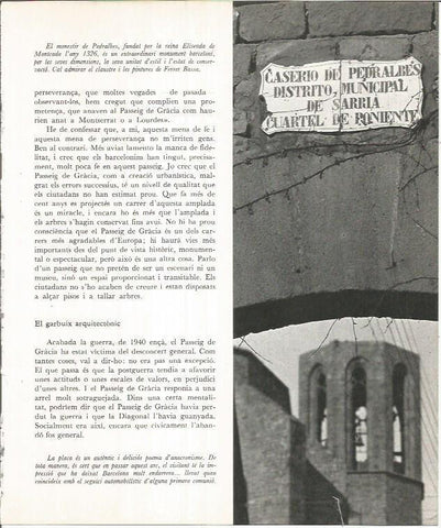 LAMINA 22145: Barcelona. Caserio de Pedralbes
