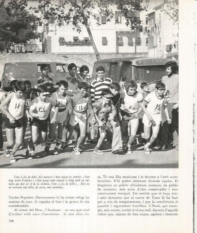 LAMINA 22165: Barcelona. Carrera de niños