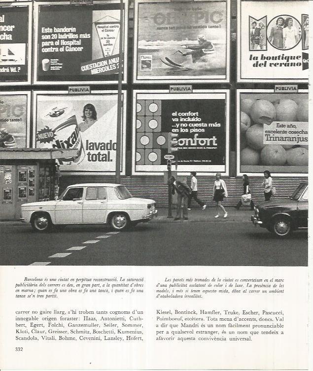 LAMINA 22152: Barcelona. Publicidad en vallas