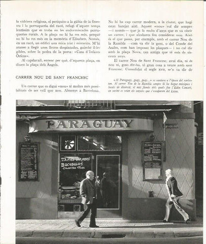 LAMINA 22088: Barcelona. Comercio Paraguay en la calle Nou de Sant Francesc