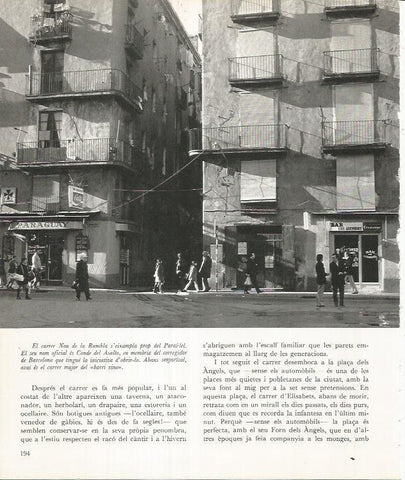 LAMINA 22087: Barcelona.Calle Nou de la Rambla