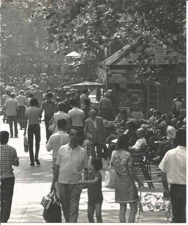 LAMINA 22076: Barcelona. Aspecto de las Ramblas