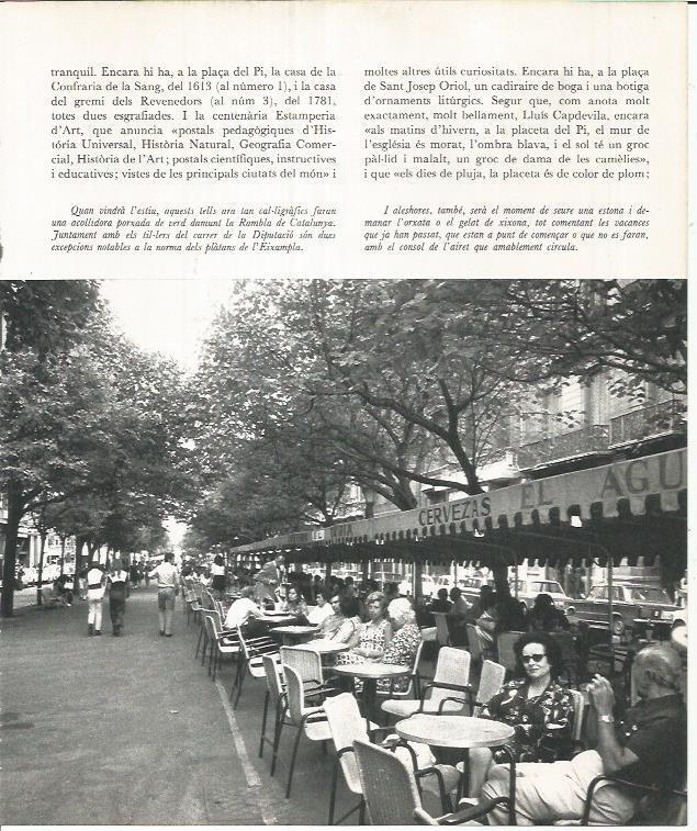 LAMINA 22104: Barcelona. Terrazas en Rambla de Catalunya 