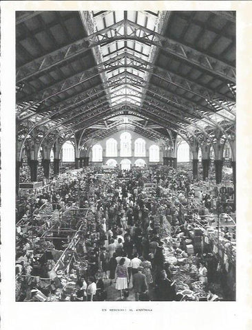 LAMINA 21841: Interior del Mercado Central de Valencia