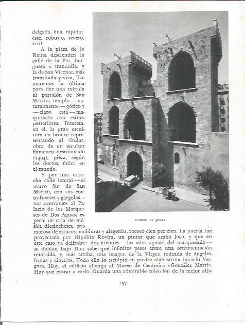 LAMINA 21840: Torres de Quart en Valencia