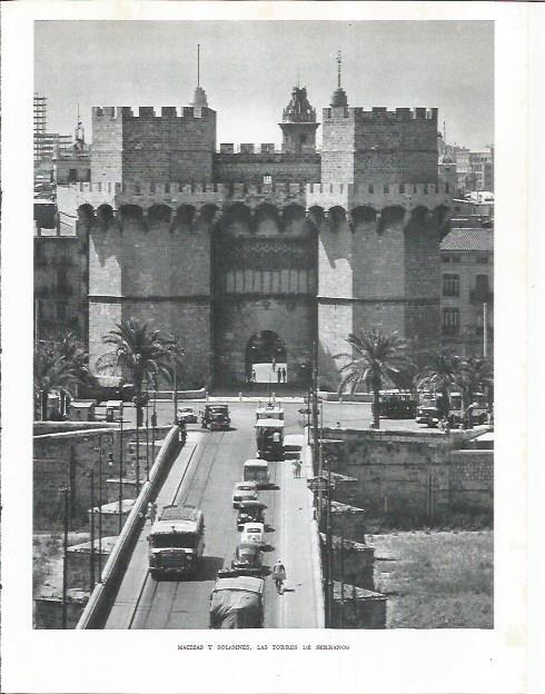 LAMINA 21838: Torres de Serranos en Valencia