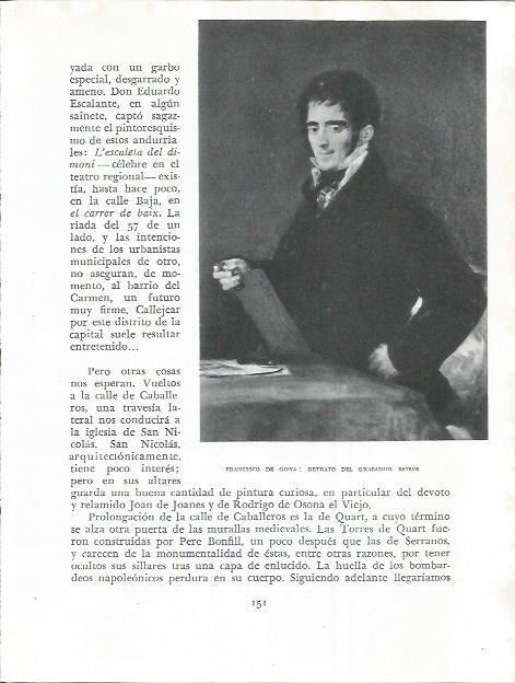 LAMINA 21837: Retrato del grabador Esteve, por Goya