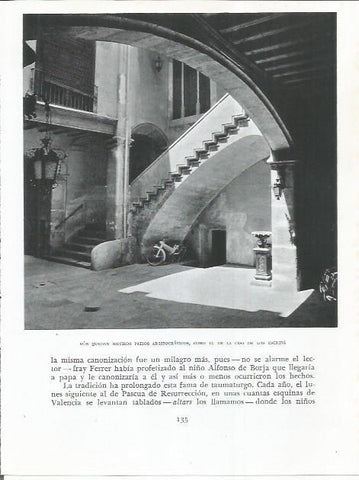 LAMINA 21829: Patio de la Casa de los Escriva en Valencia