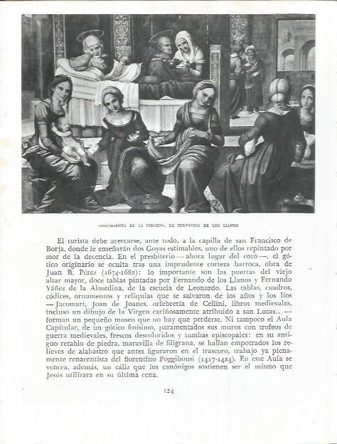 LAMINA 21823: Nacimiento de la Virgen, por Fernando de los Llanos