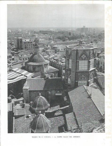 LAMINA 21821: Tejados de la catedral de Valencia