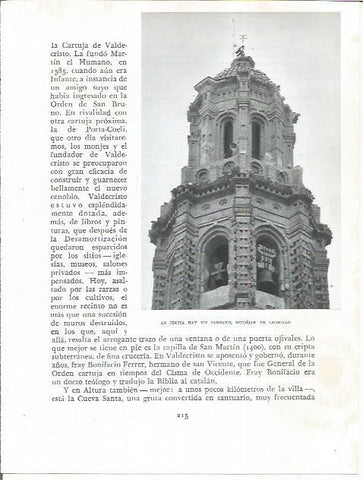 LAMINA 21867: Campanil mudejar de Jerica