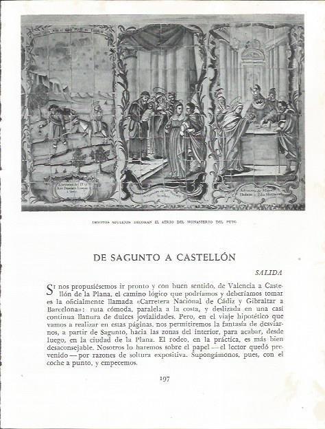 LAMINA 21859: Azulejos del atrio del Monasterio del Puig