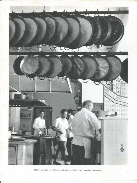 LAMINA 21856: Cocina de restaurante en Valencia