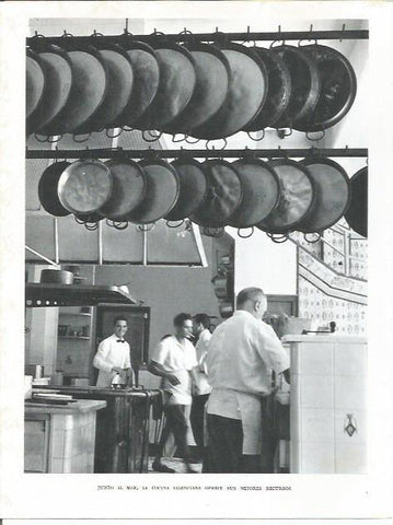 LAMINA 21856: Cocina de restaurante en Valencia