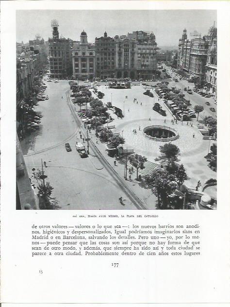 LAMINA 21850: Antigua Plaza del Caudillo en Valencia