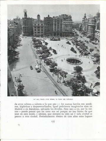 LAMINA 21850: Antigua Plaza del Caudillo en Valencia
