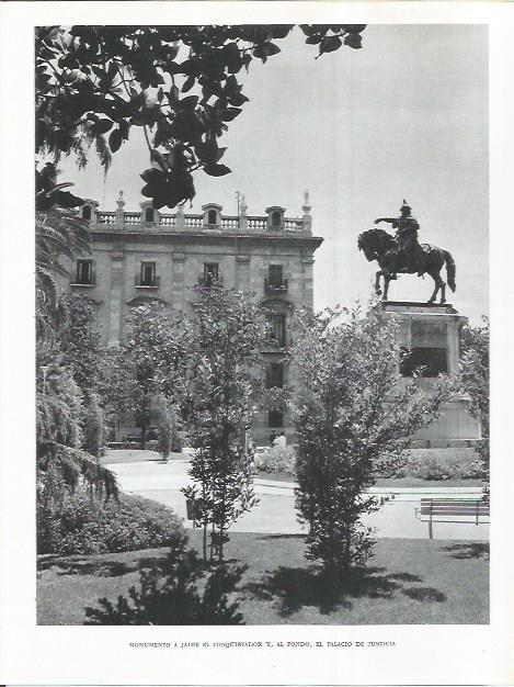LAMINA 21849: Monumento a Jaume I en Valencia