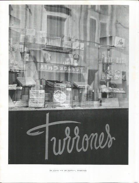 LAMINA 21802: Turrones en Jijona