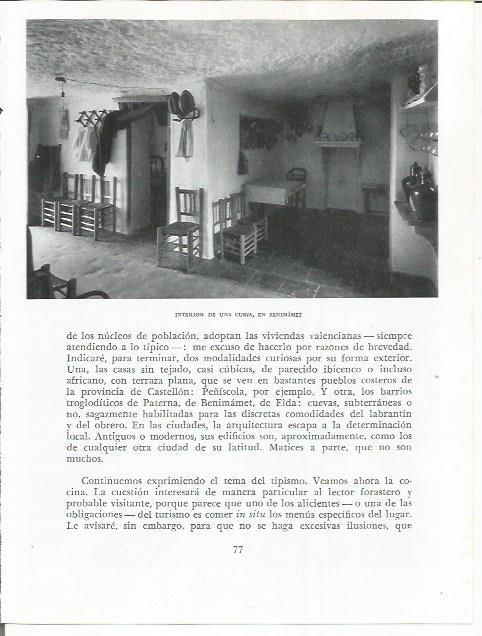 LAMINA 21801: Interior de una cueva en Benimamet