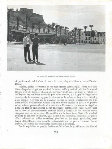 LAMINA 21942: Barcas en Denia