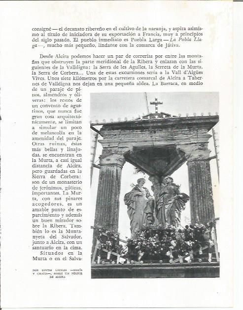 LAMINA 21937: Santa Maria y Santa Gracia en Alcira