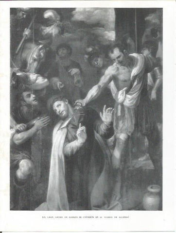 LAMINA 21934: Lienzo de Ribera en la iglesia de Algemesi