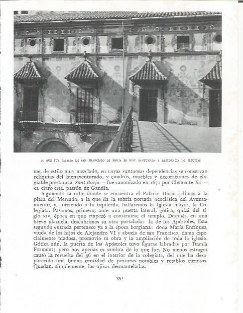 LAMINA 21930: Palacio de San Francisco de Borja