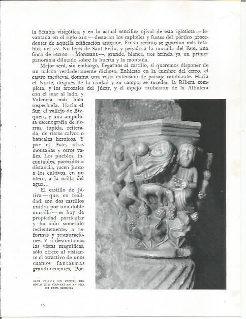 LAMINA 21927: Capitel en Sant Feliu