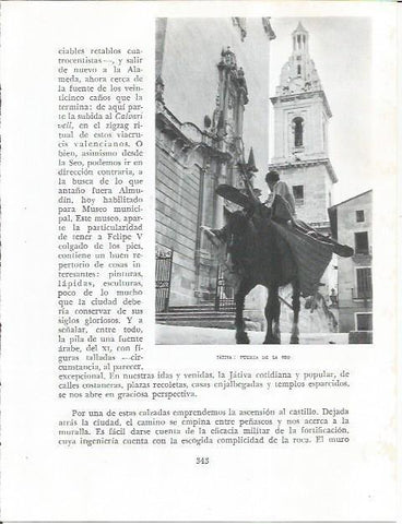 LAMINA 21926: Puerta de la Seo de Jativa