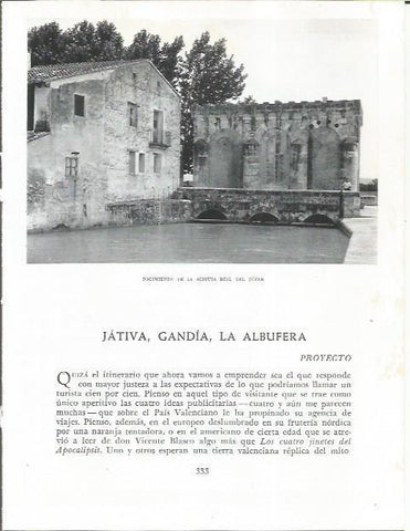 LAMINA 21923: Nacimiento de la Acequia Real del Jucar