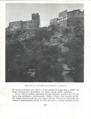 LAMINA 21921: Vista de Buñol