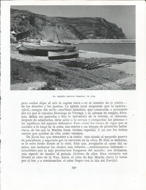 LAMINA 21946: Barcas de pesca en Javea