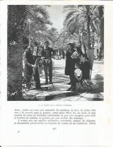 LAMINA 21959: Fotografo en una calle de Alicante