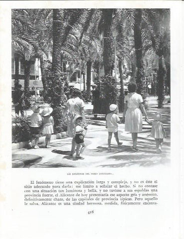 LAMINA 21958: Paseo en Alicante