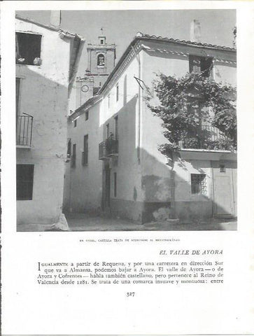 LAMINA 21920: Calle de Utiel
